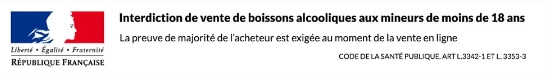 L'ABUS D'ALCOOL EST DANGEREUX POUR LA SANTÉ. A CONSOMMER AVEC MODÉRATION.
